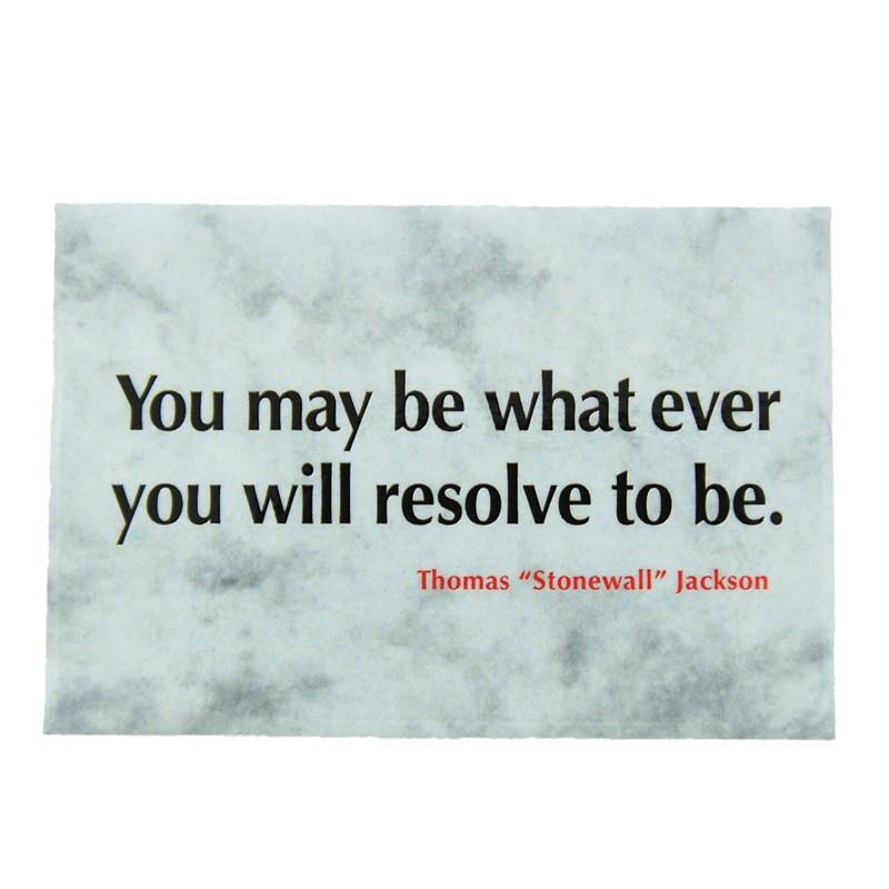 Magnet, Resolve Quote