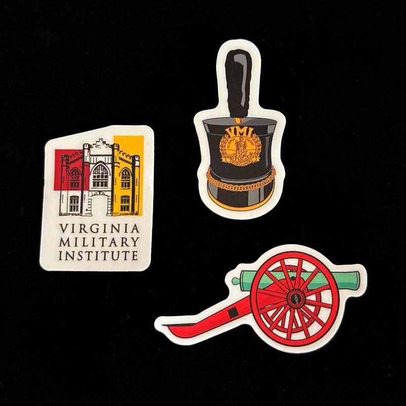 Sticker, Set of 3 Barracks
